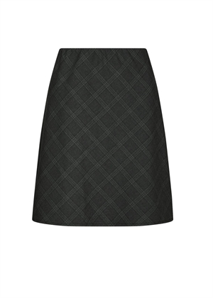 Lunna check short skirt Antracit Neo Noir 